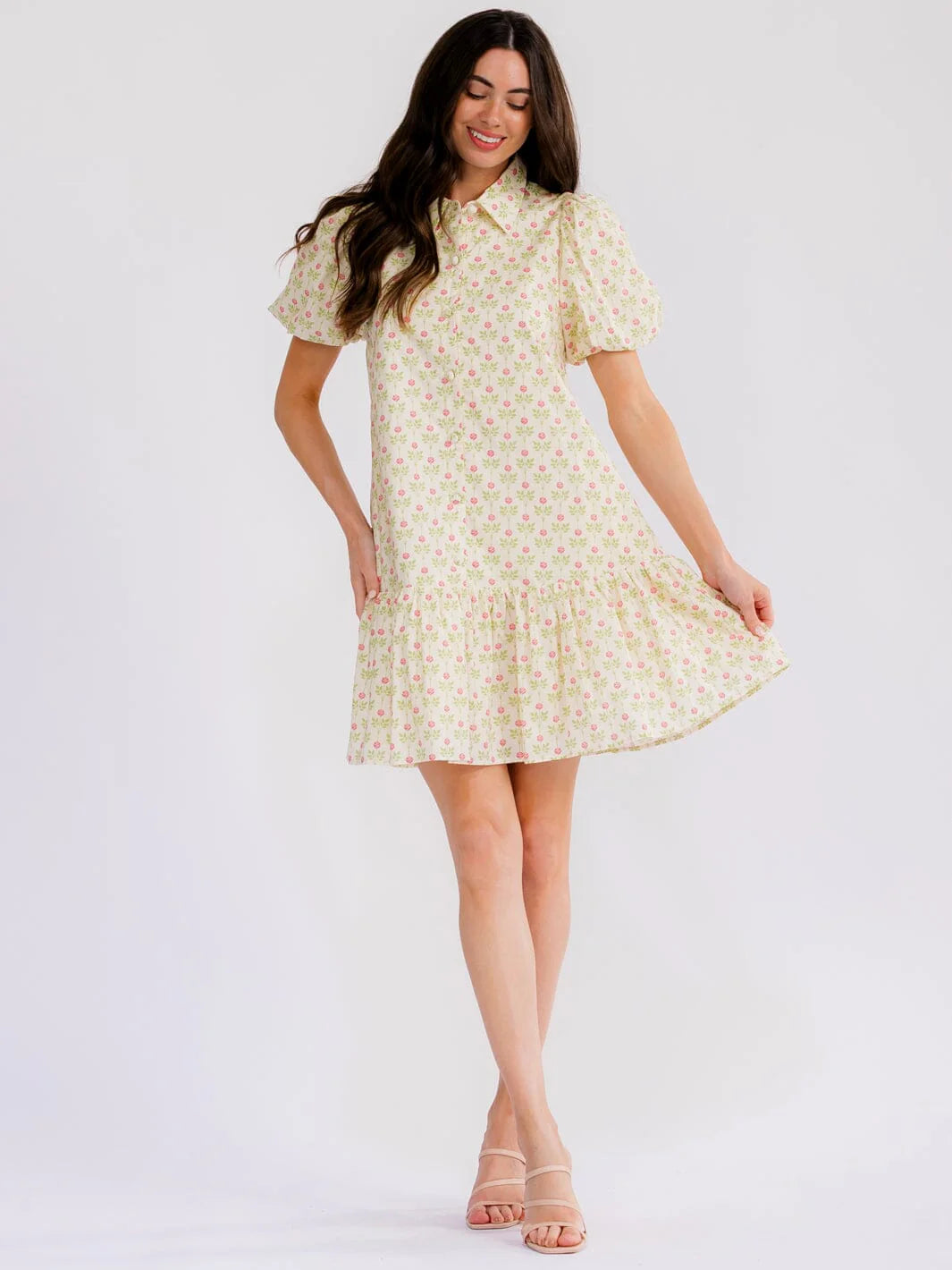 Rose Petal Mini Dress