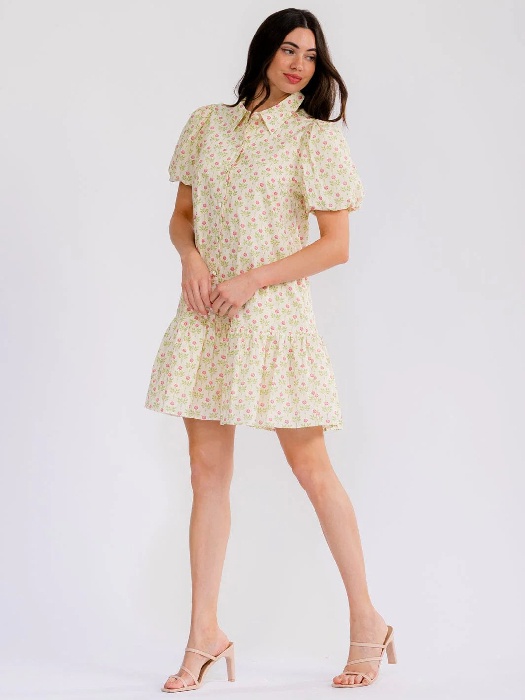 Rose Petal Mini Dress