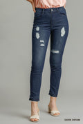 Midnight Distressed skinny Jeans