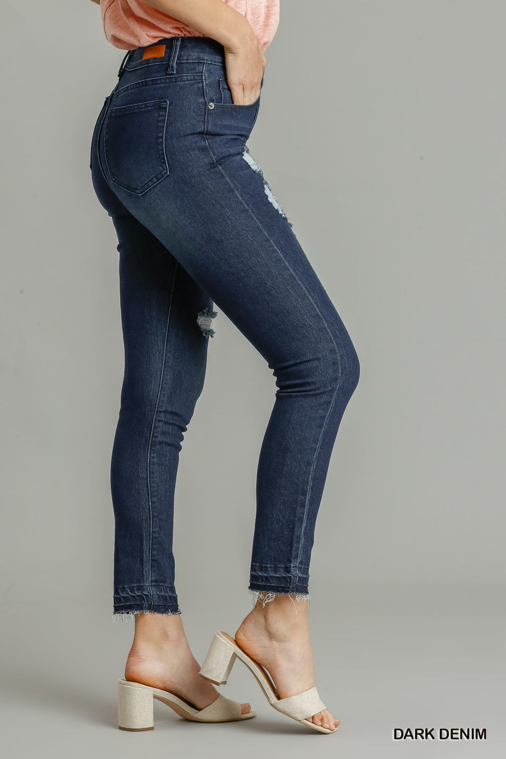 Midnight Distressed skinny Jeans