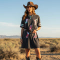 Rhinestone Boots Tee Dress